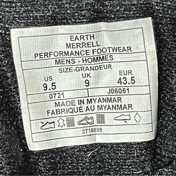 🌻New Merrell Men’s Moab 2 Mid WP Hiking Trail Vibram Boots Size 9.5 - Picture 8 of 10